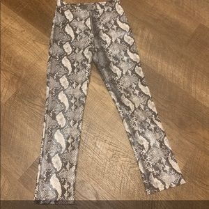 Snakeskin woman’s pants